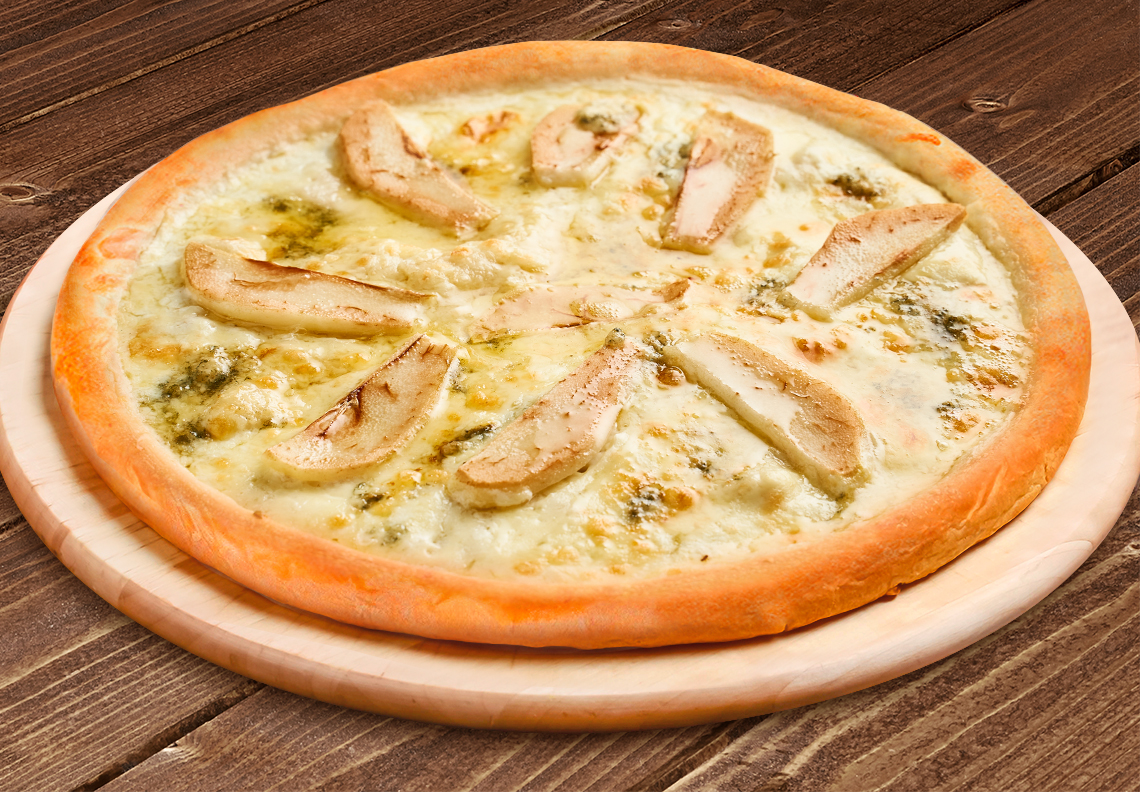 Пицца с грушей и горгонзолой 30 см на тонком тесте