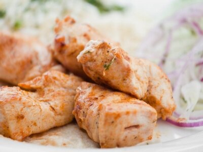 Шашлык из куриной грудки