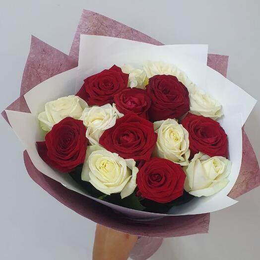 Букет роз Инь-Янь
