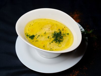 Суп-лапша домашняя с курицей