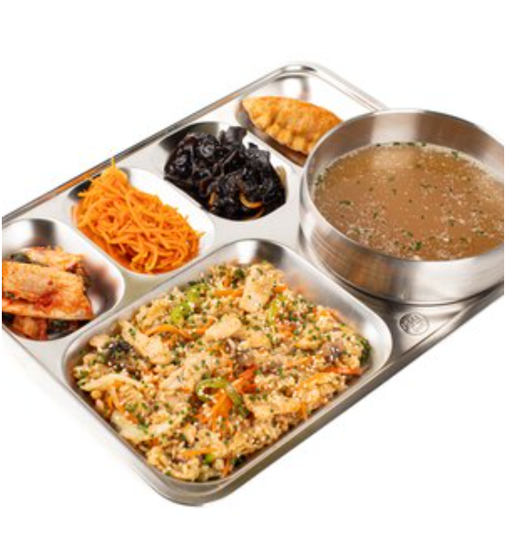 Корейский обед вок с курицей