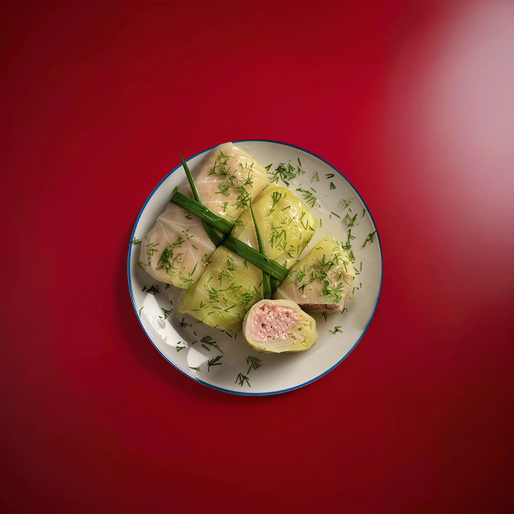 Голубцы в листьях, 500 гр