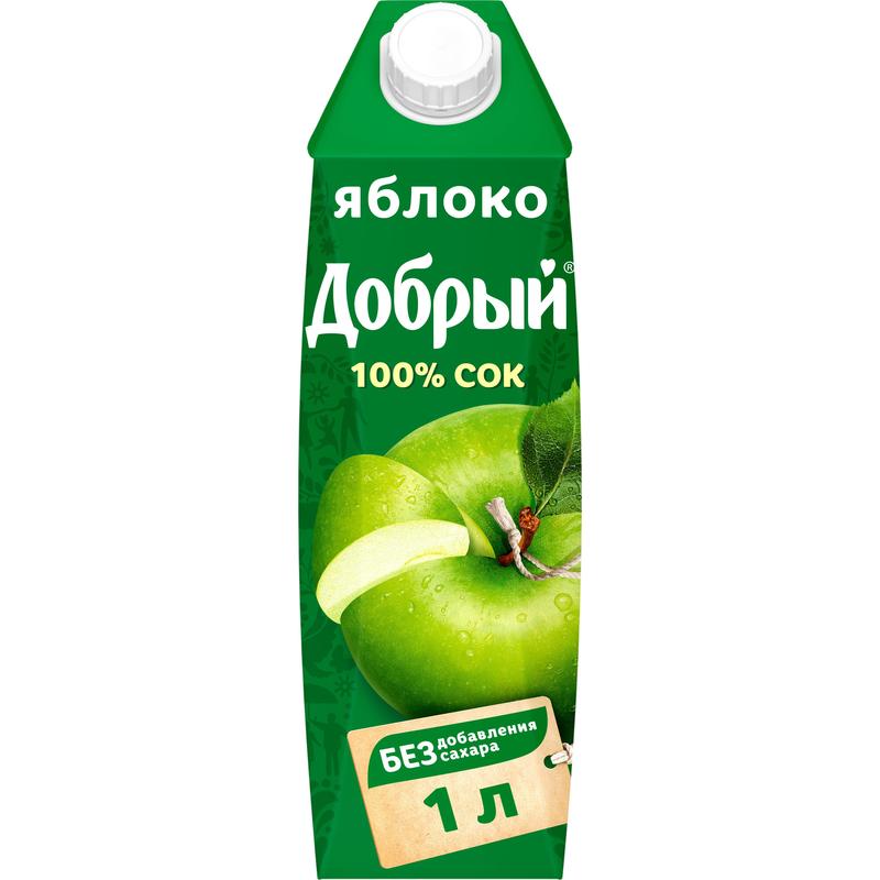 Сок Добрый яблоко 1л
