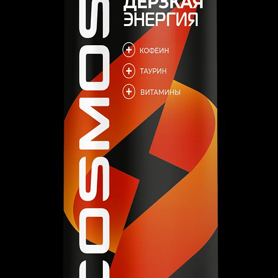 Напиток б/а тониз. газ. «Космос Дерзкая Энергия» 0,45 л, ж/б
