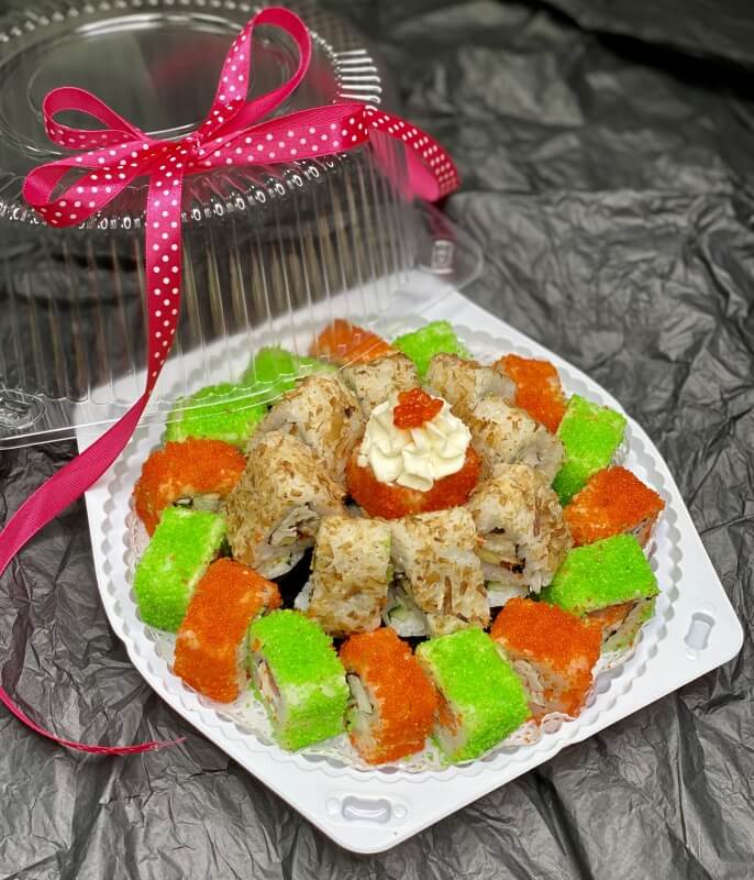 Суши Торт Радуга