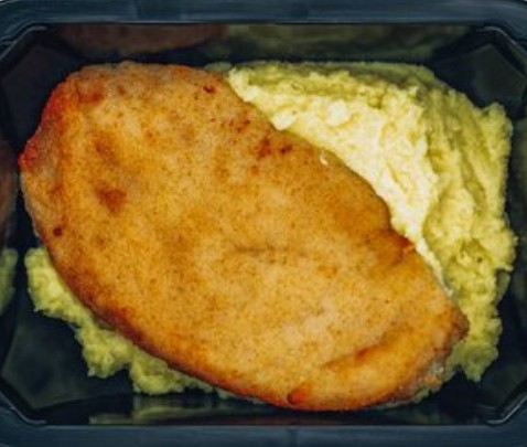 Шницель куриный с картофельным пюре