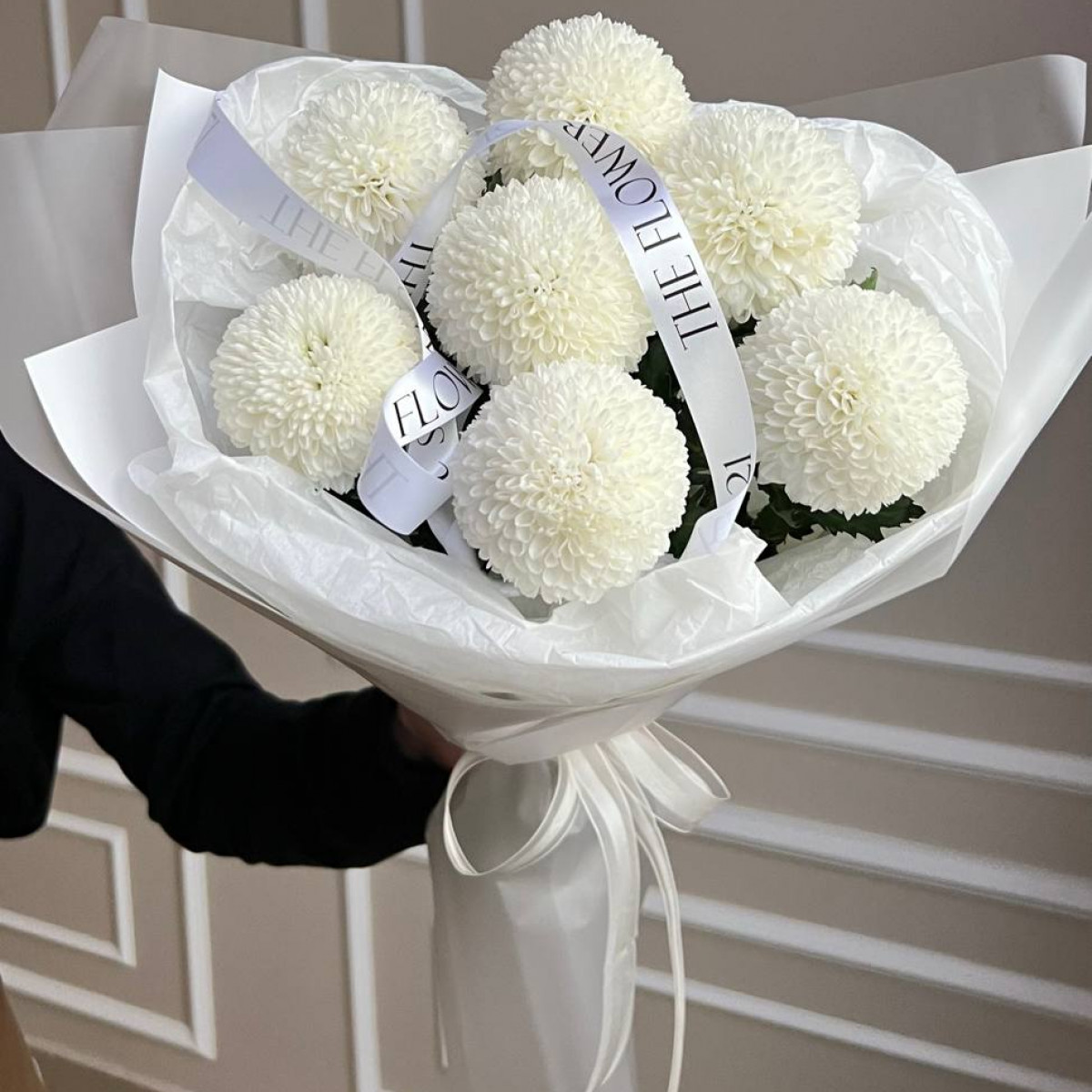 Моно букет из хризантем (предзаказ)