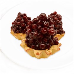 Мини-пирог брусничный