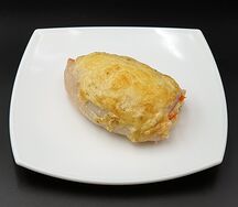 Кальмар запеч. под соусом цезарь