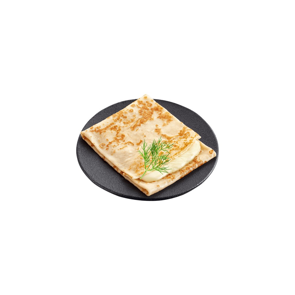 Блинчик с сыром и зеленью