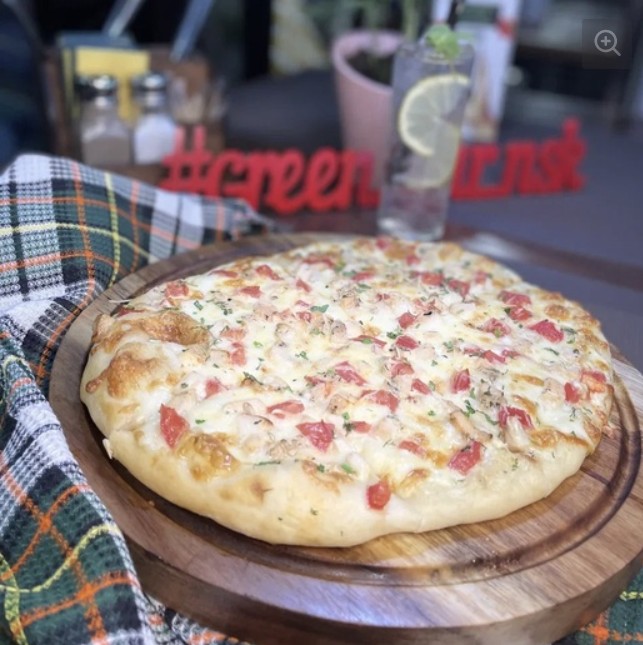 Пицца с куриной грудкой