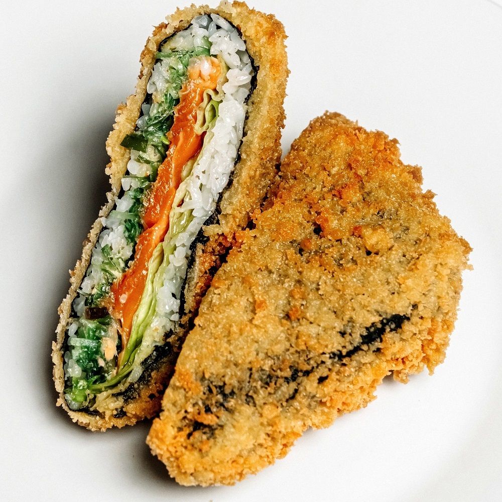 Онигири с форелью