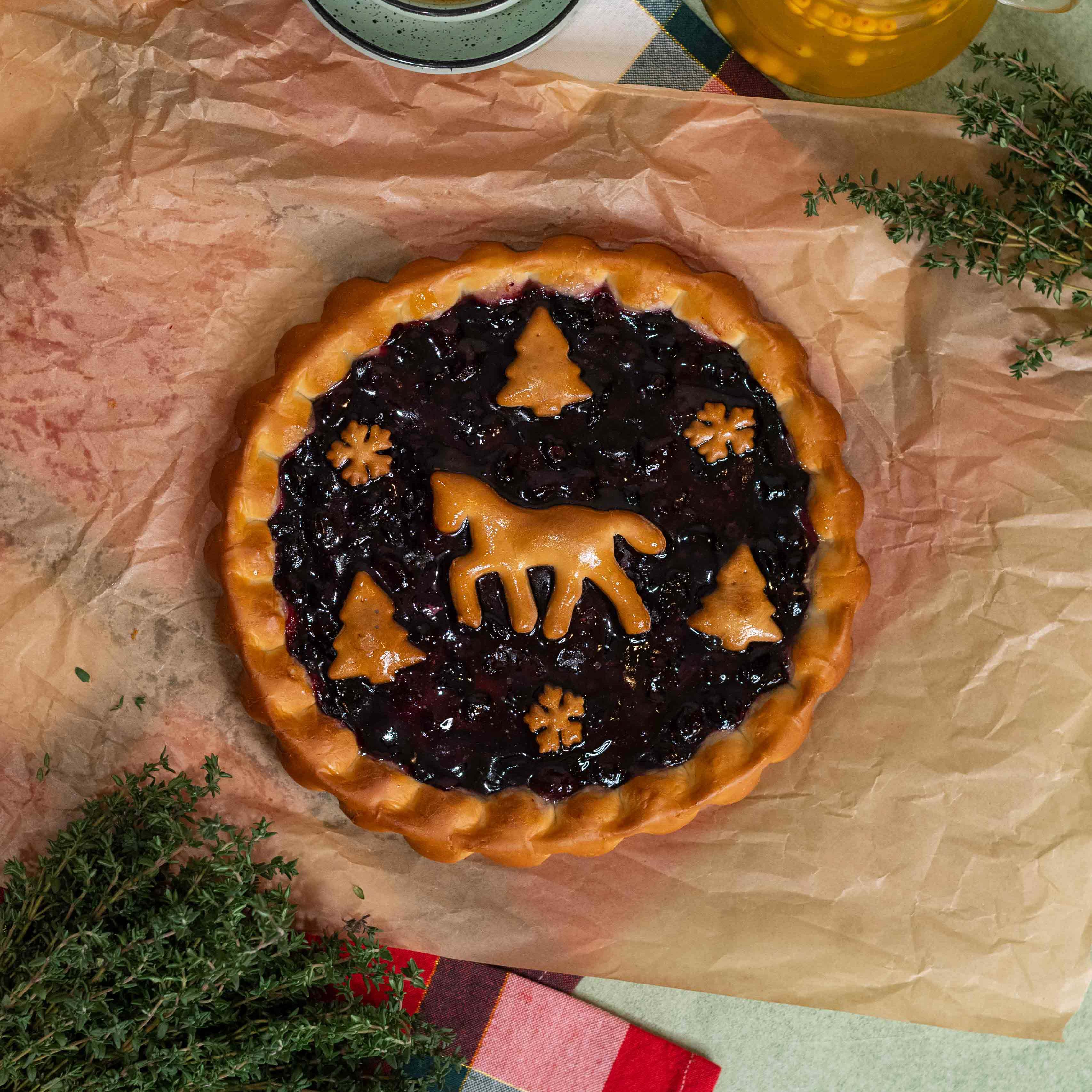 Пирог "Символ года"