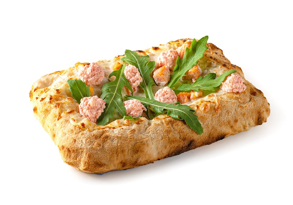 Пицца с соусом лава-краб