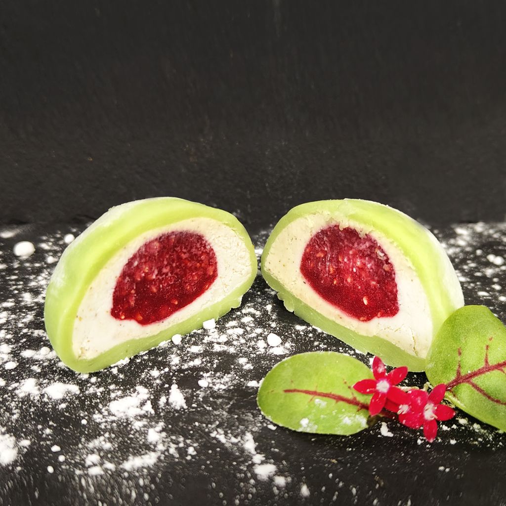 Моти Малина-фисташка