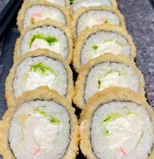 Жареный с крабом