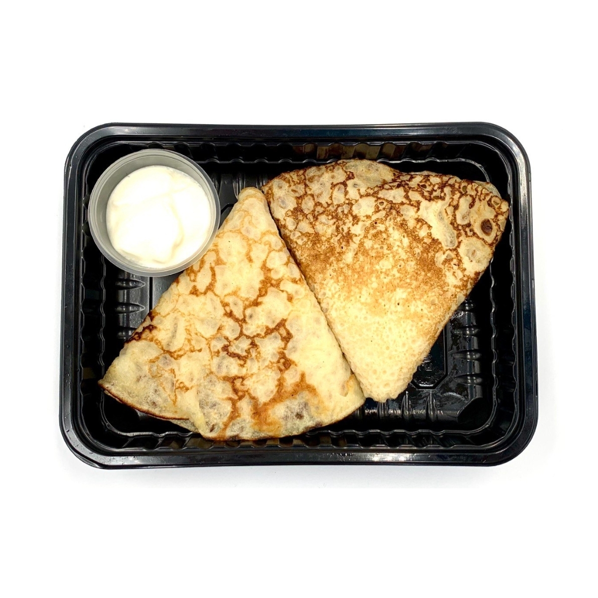 Блинчики со сметаной