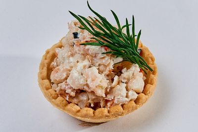 Тарталетки с креветкой