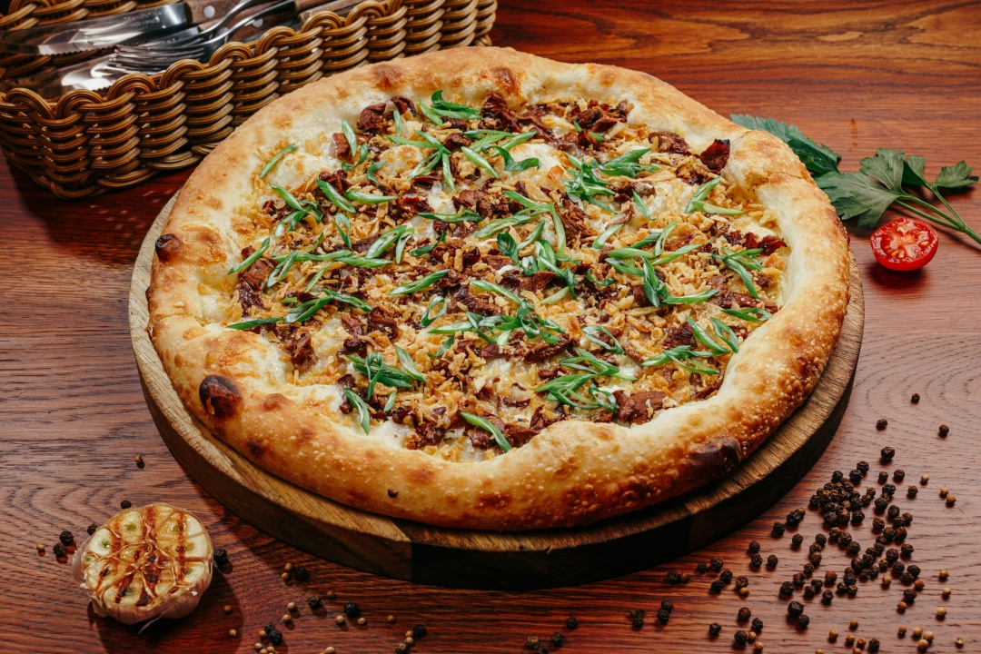 Пицца с лисичками (20см)