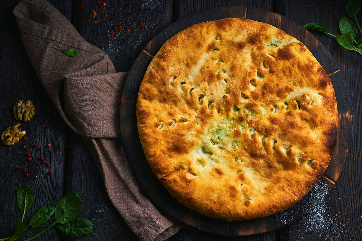 Пирог со шпинатом и сыром стандартный