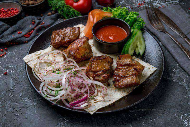 Шашлык свиной шейки