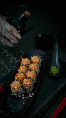 Креветка запечённая