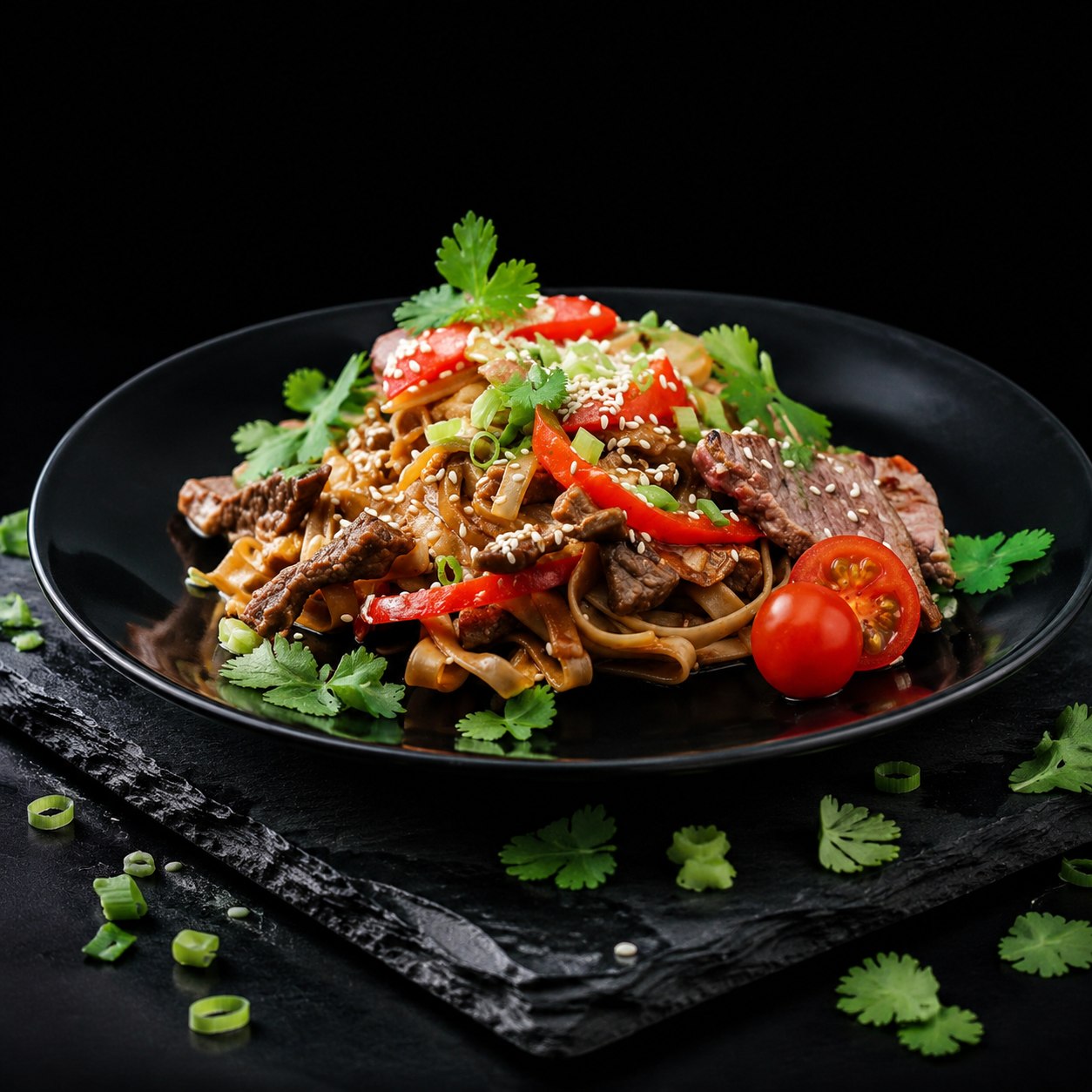 Wok–лапша пшеничная с курицей