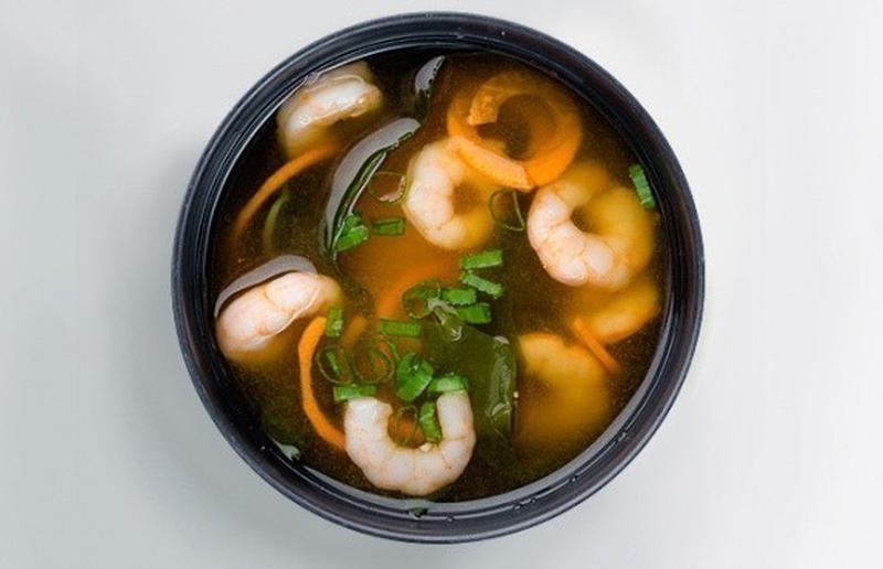 Мисо с креветкой