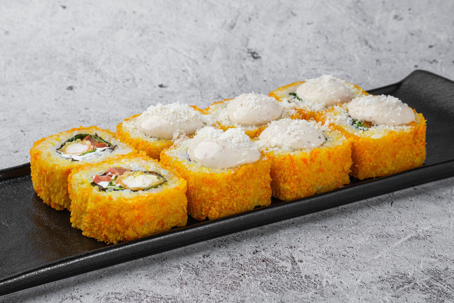 Цезарь ролл креветкой чиббис