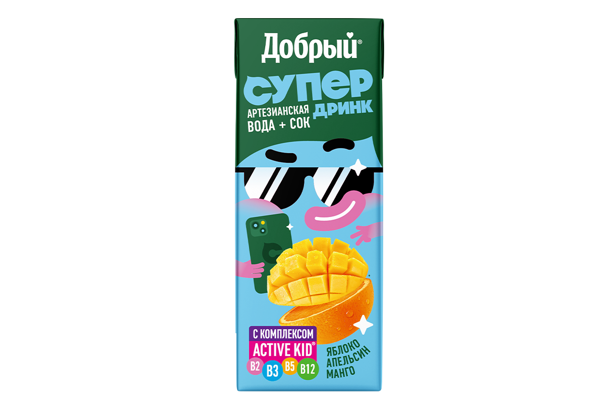 Сок Добрый Яблоко-апельсин-манго