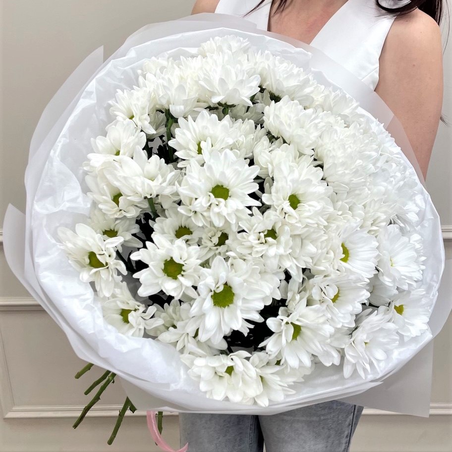 Букет из 15 Хризантем