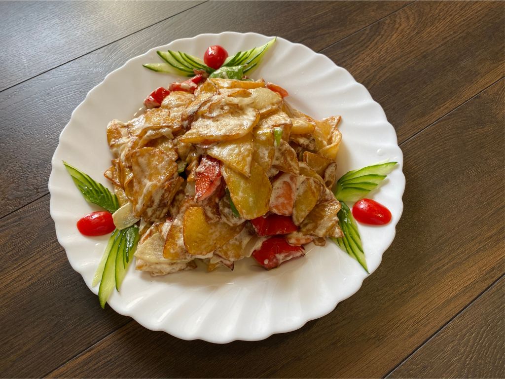Картофель в сметане