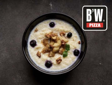 Каша из кус куса с фруктами