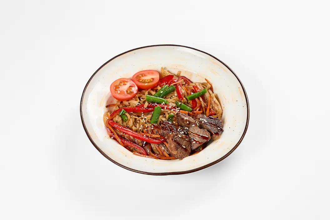 Удон с говядиной