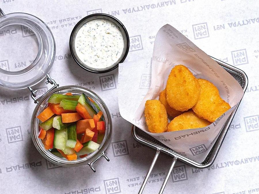 Фиш Наггетсы с овощами микс