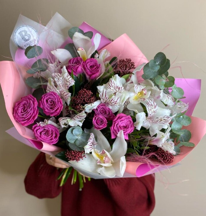 Букет Малиновый