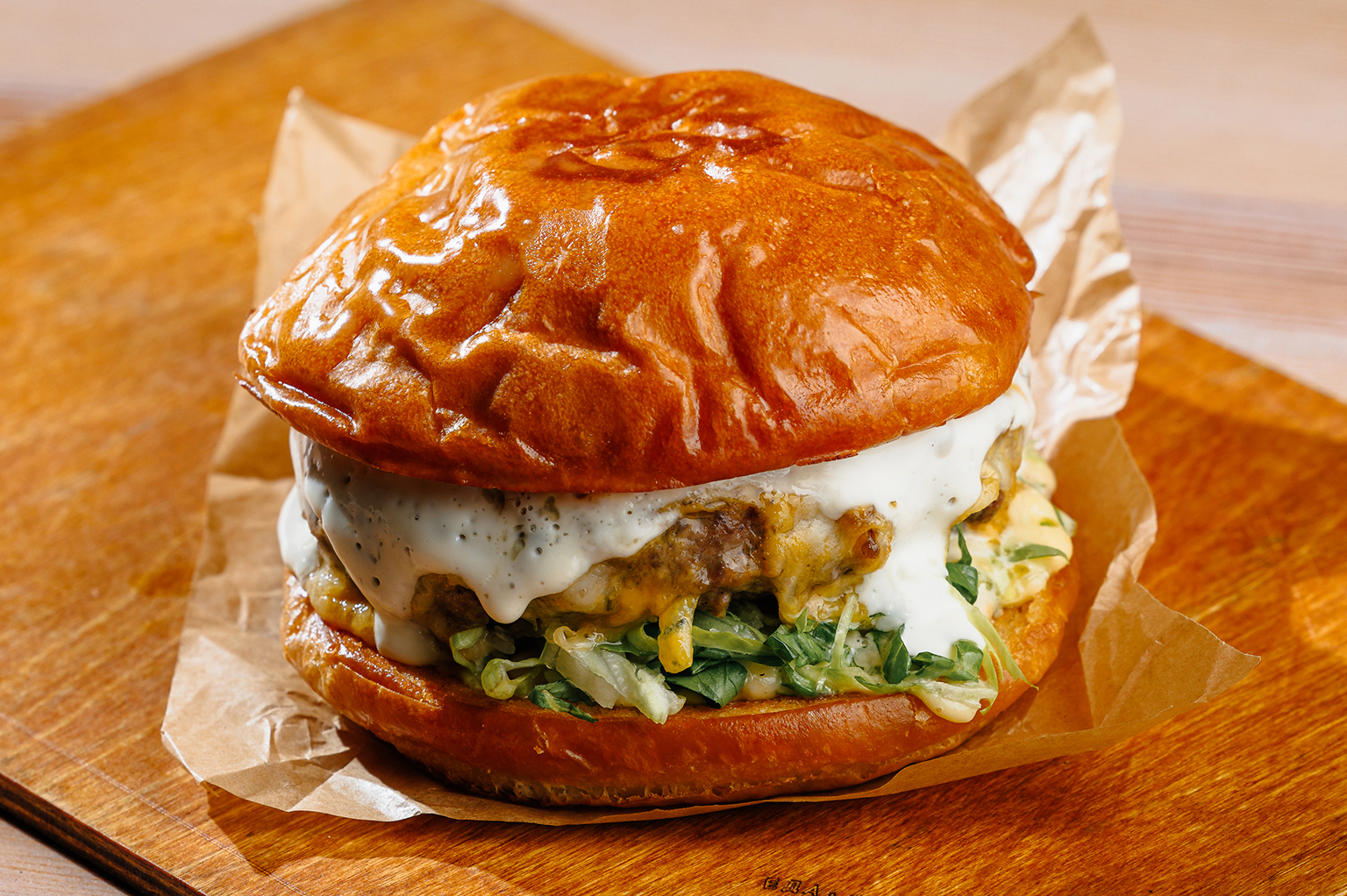 Бургер сырный