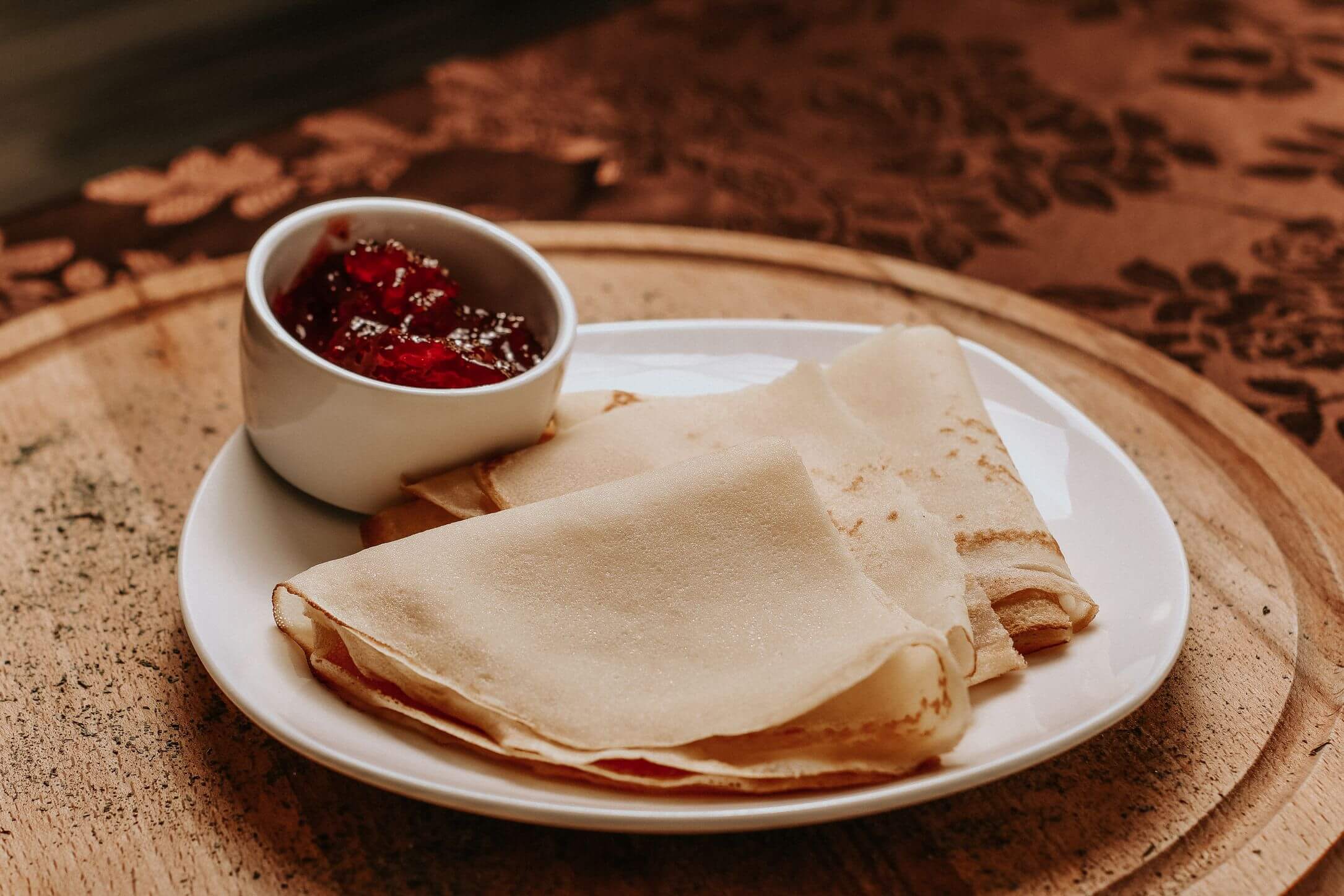 Блины с медом