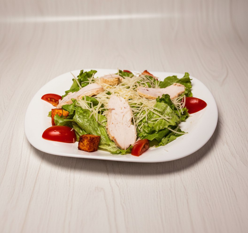 Цезарь с курицей