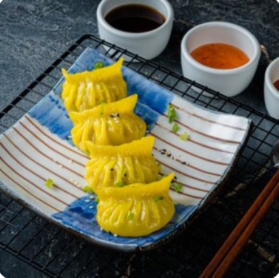 Дамплинги с курицей