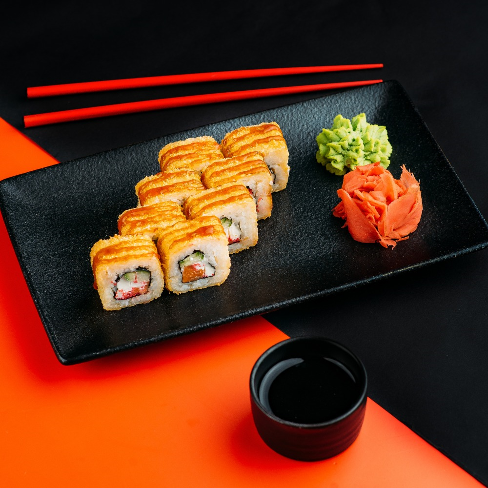 Фирменный темпура с сёмгой