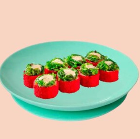 Ролл Япония ред с чукой и лососем