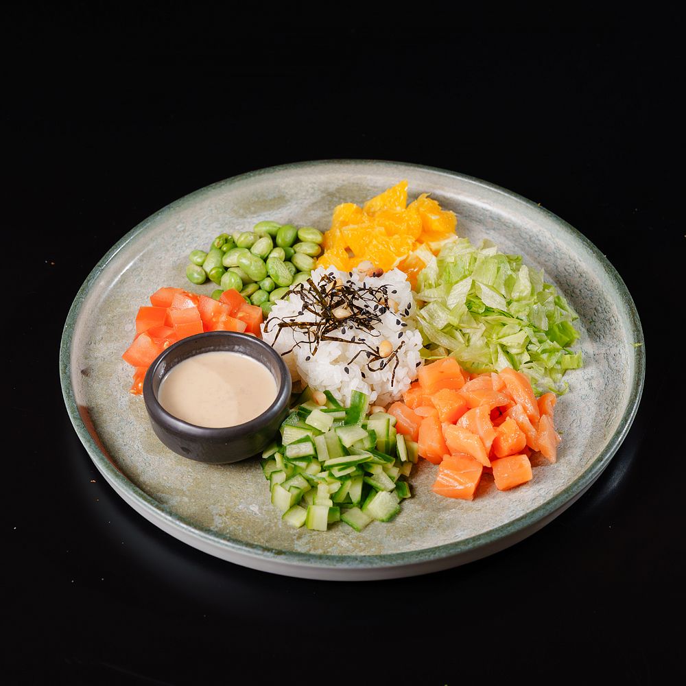 Поке с лососем