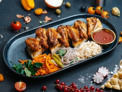 Крылышки на мангале