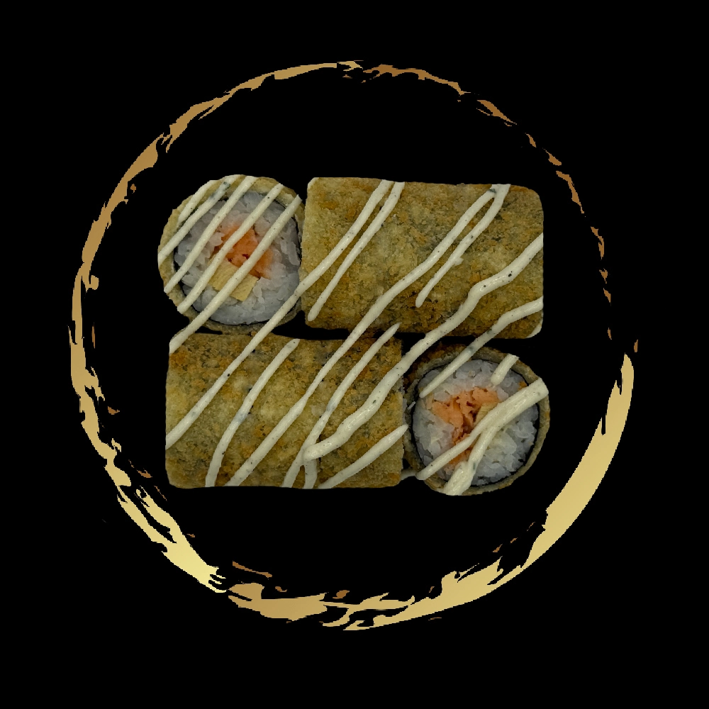 Темпура с лососем и томаго