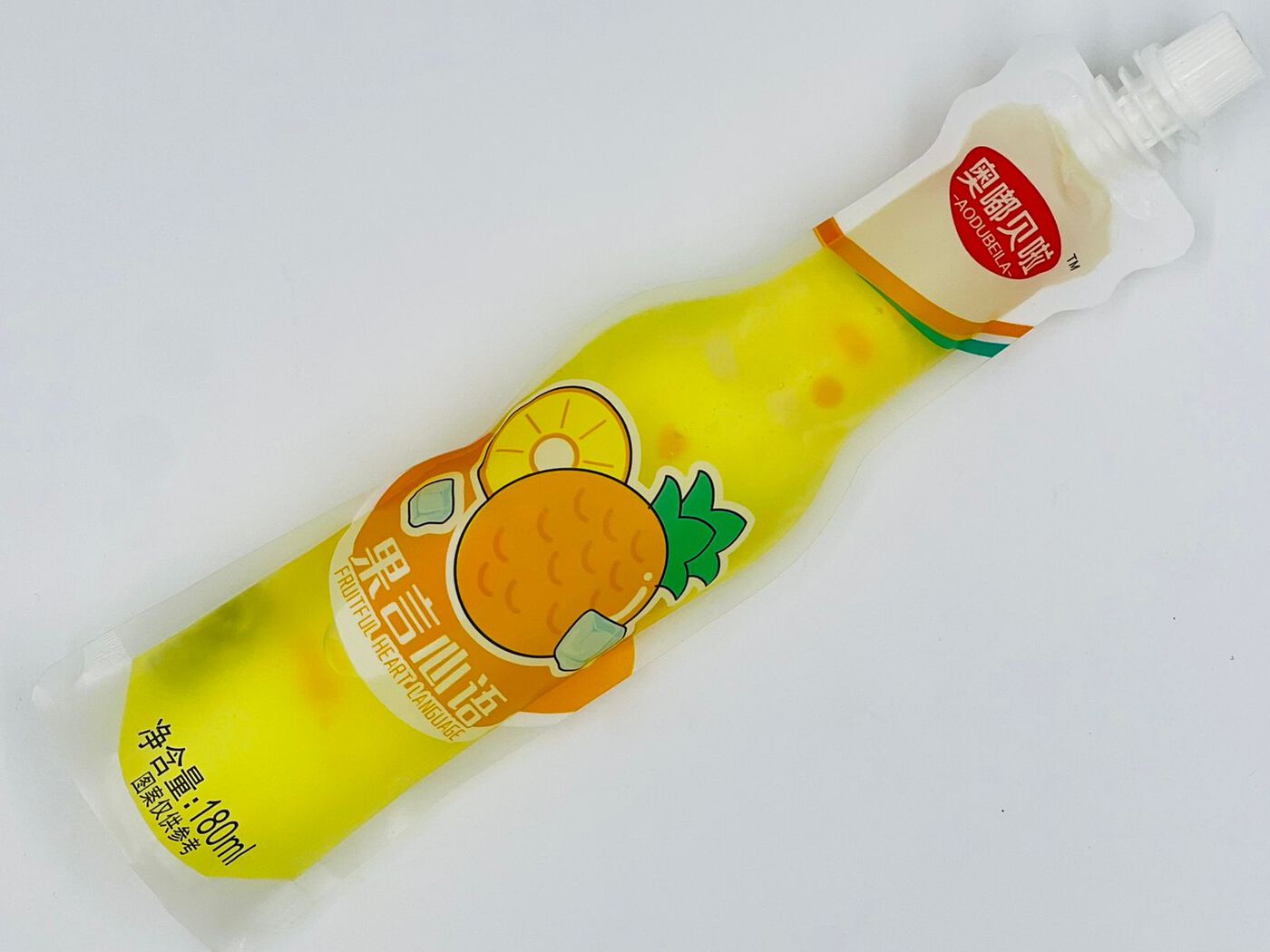 Напиток "ананас" с кусочками желе [AT]