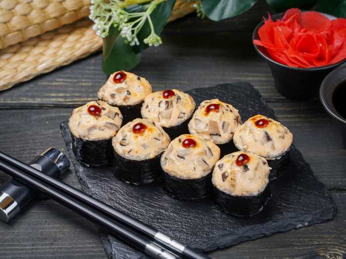 Ролл острый Шиитаке