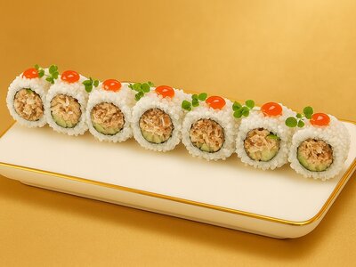 Острый Ролл с жареной лакедрой