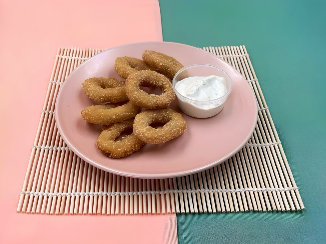 Кольца кальмара в кляре