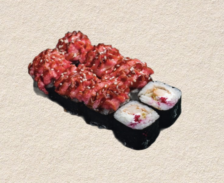 Запеченный с креветкой